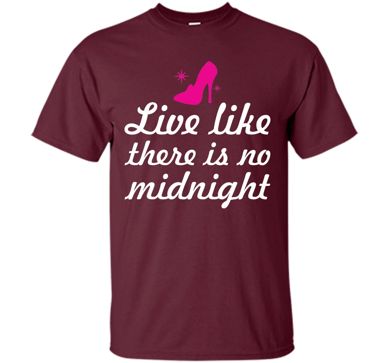 Live Like There is No Midnight Graphic Shoe T-shirt T-Shirt