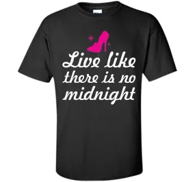 Live Like There is No Midnight Graphic Shoe T-shirt T-Shirt