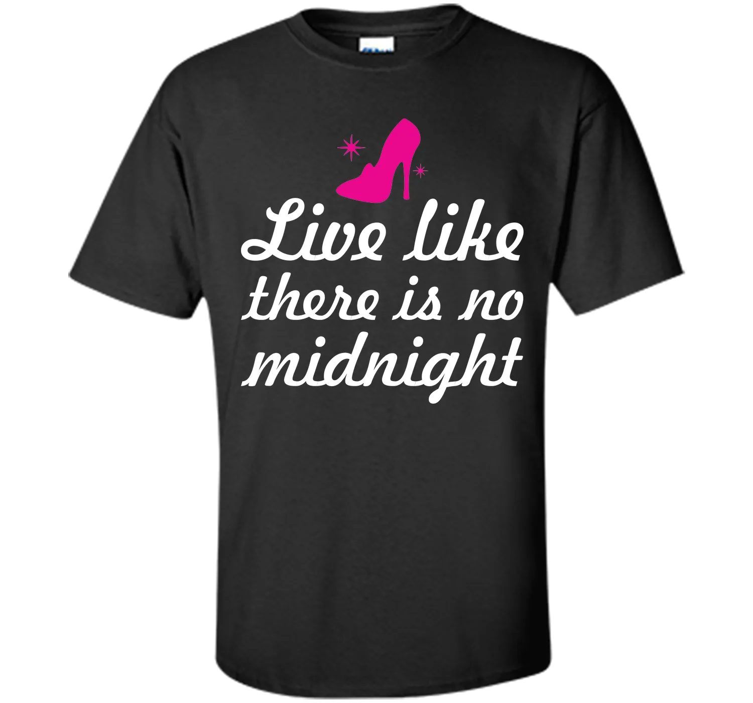 Live Like There is No Midnight Graphic Shoe T-shirt T-Shirt