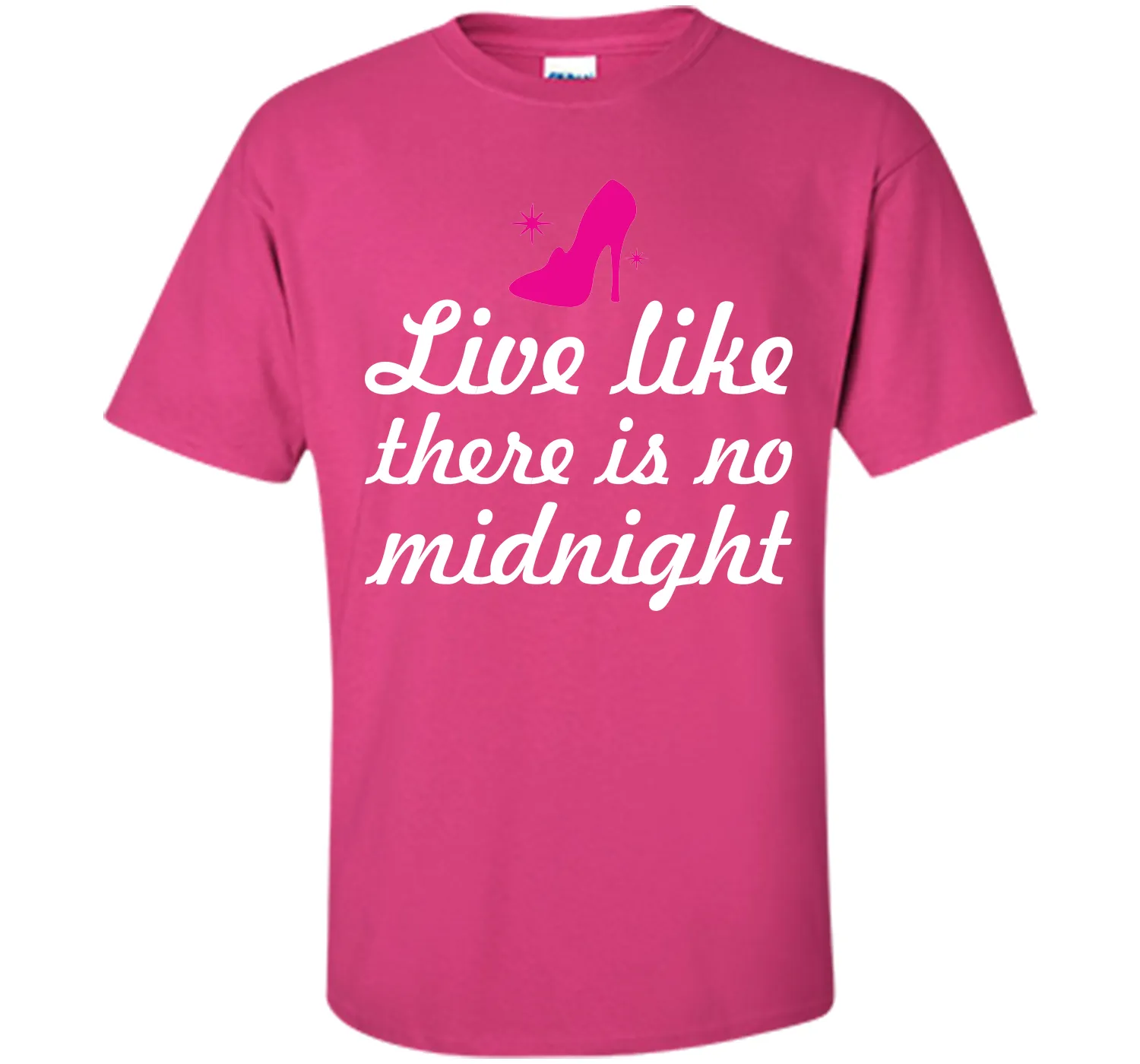Live Like There is No Midnight Graphic Shoe T-shirt T-Shirt