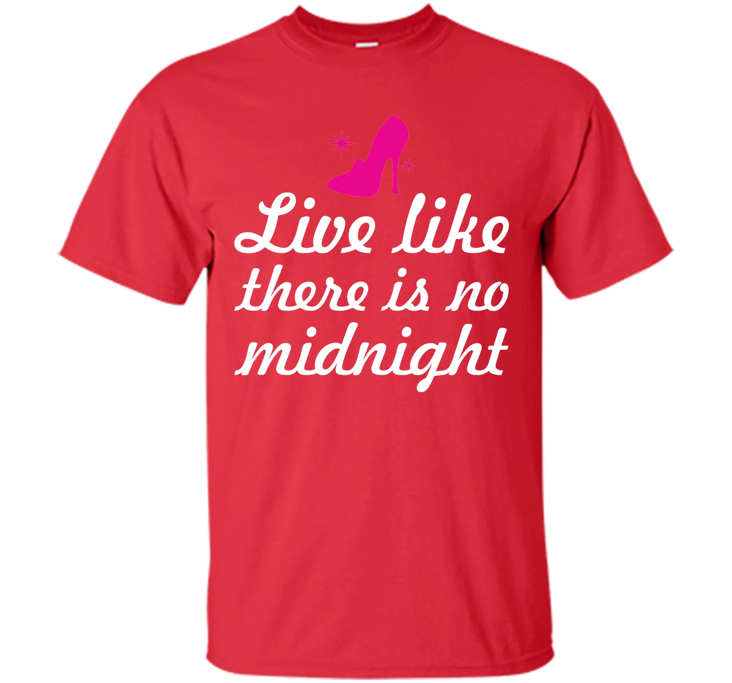 Live Like There is No Midnight Graphic Shoe T-shirt T-Shirt