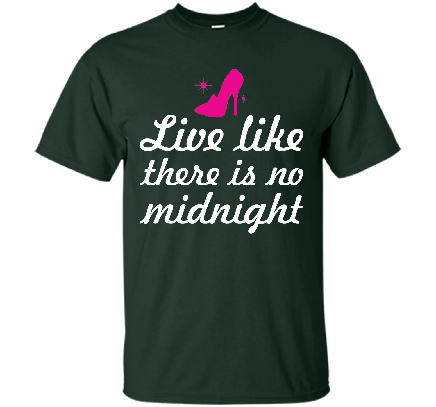 Live Like There is No Midnight Graphic Shoe T-shirt T-Shirt