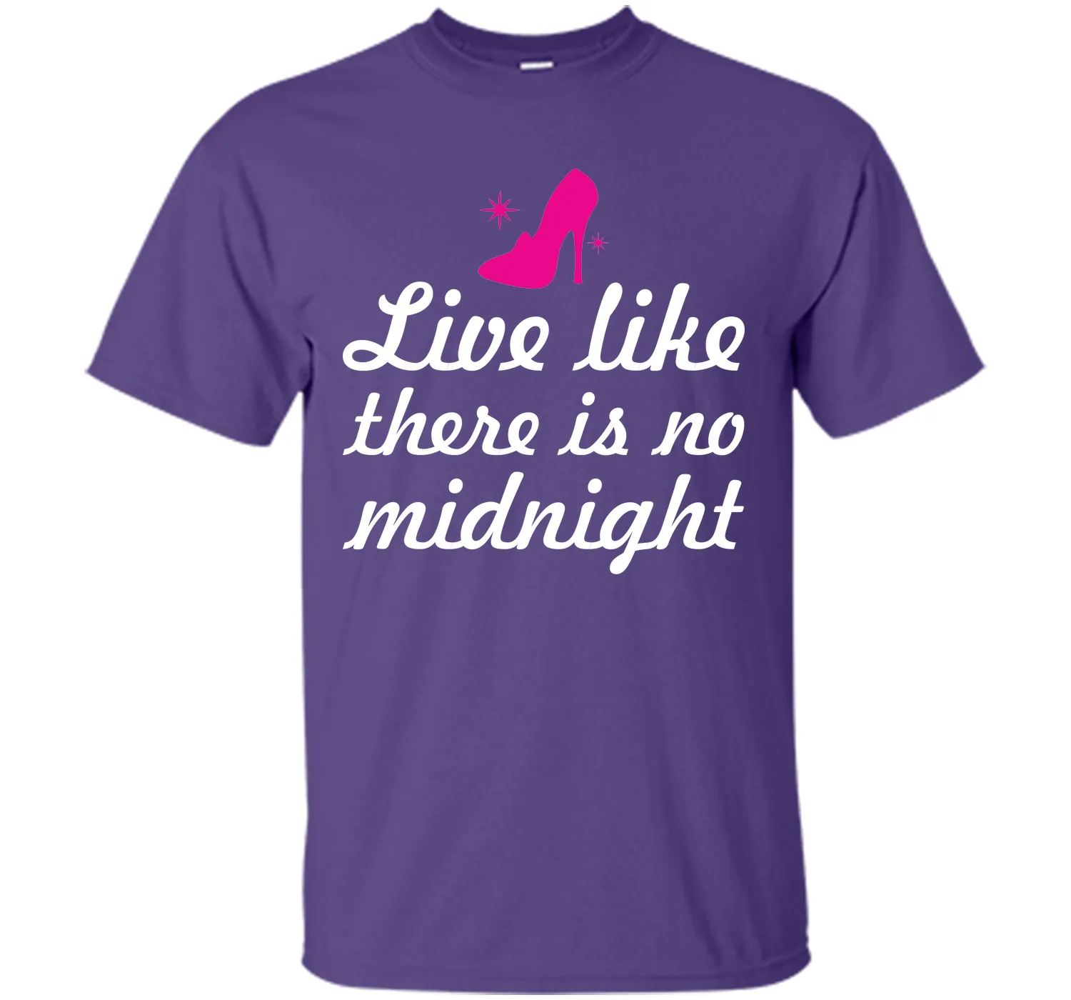 Live Like There is No Midnight Graphic Shoe T-shirt T-Shirt