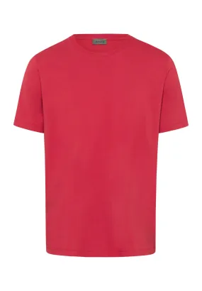Living Shirts Jersey Cotton Crew Neck T-Shirt | Amaranth 75050-2410