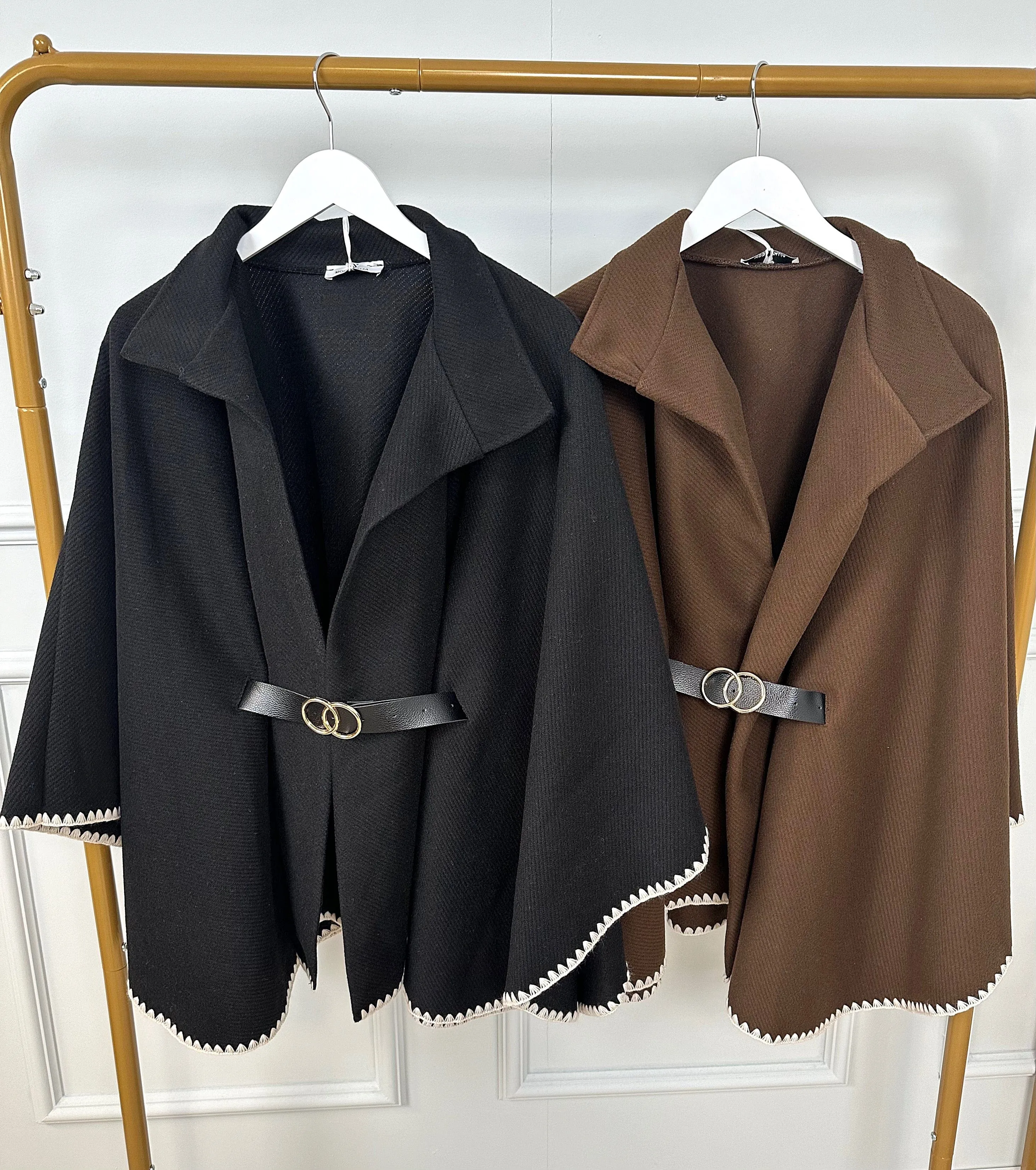 Lucinda Belted Cape 10-18 NO RETURNS ON SALE ITEMS