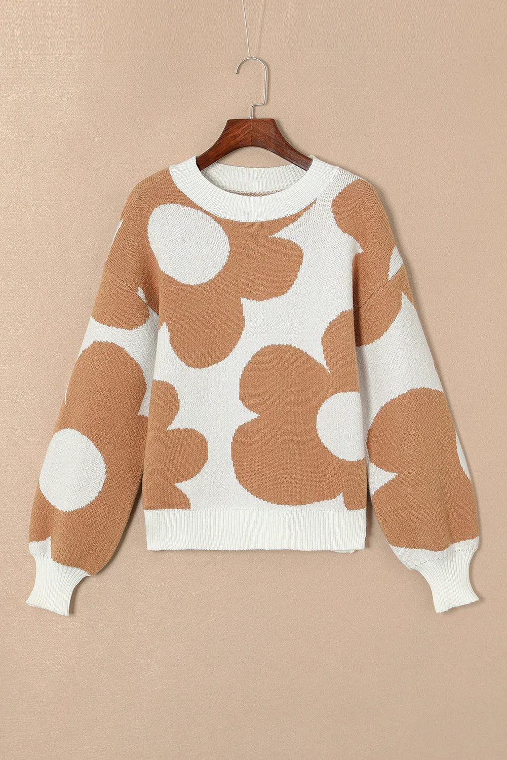 Meadow Floral Slouchy Sweater - Choice of Colors (Ships in 2-3 Weeks)