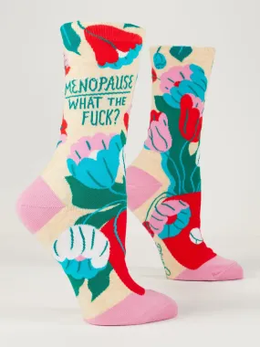 Menopause. What The Fuck? Women's Crew Socks