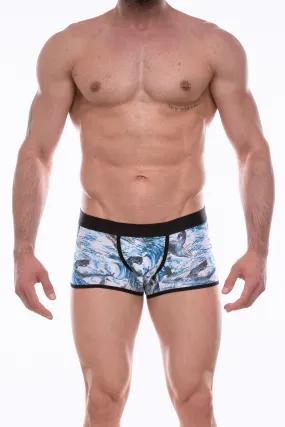 Men's Boxer Brief Underwear with Ocean-Inspired Design - By NDS Wear