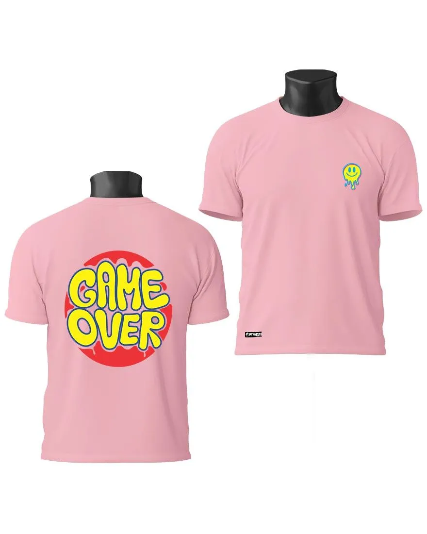 Mens Regular Tshirt Funky Game Over