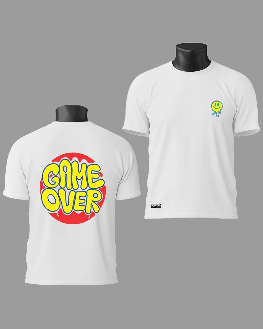 Mens Regular Tshirt Funky Game Over