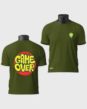Mens Regular Tshirt Funky Game Over