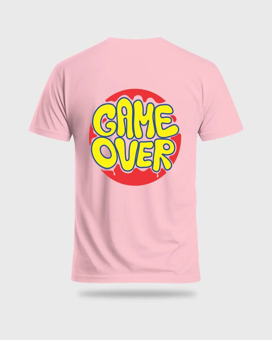 Mens Regular Tshirt Funky Game Over