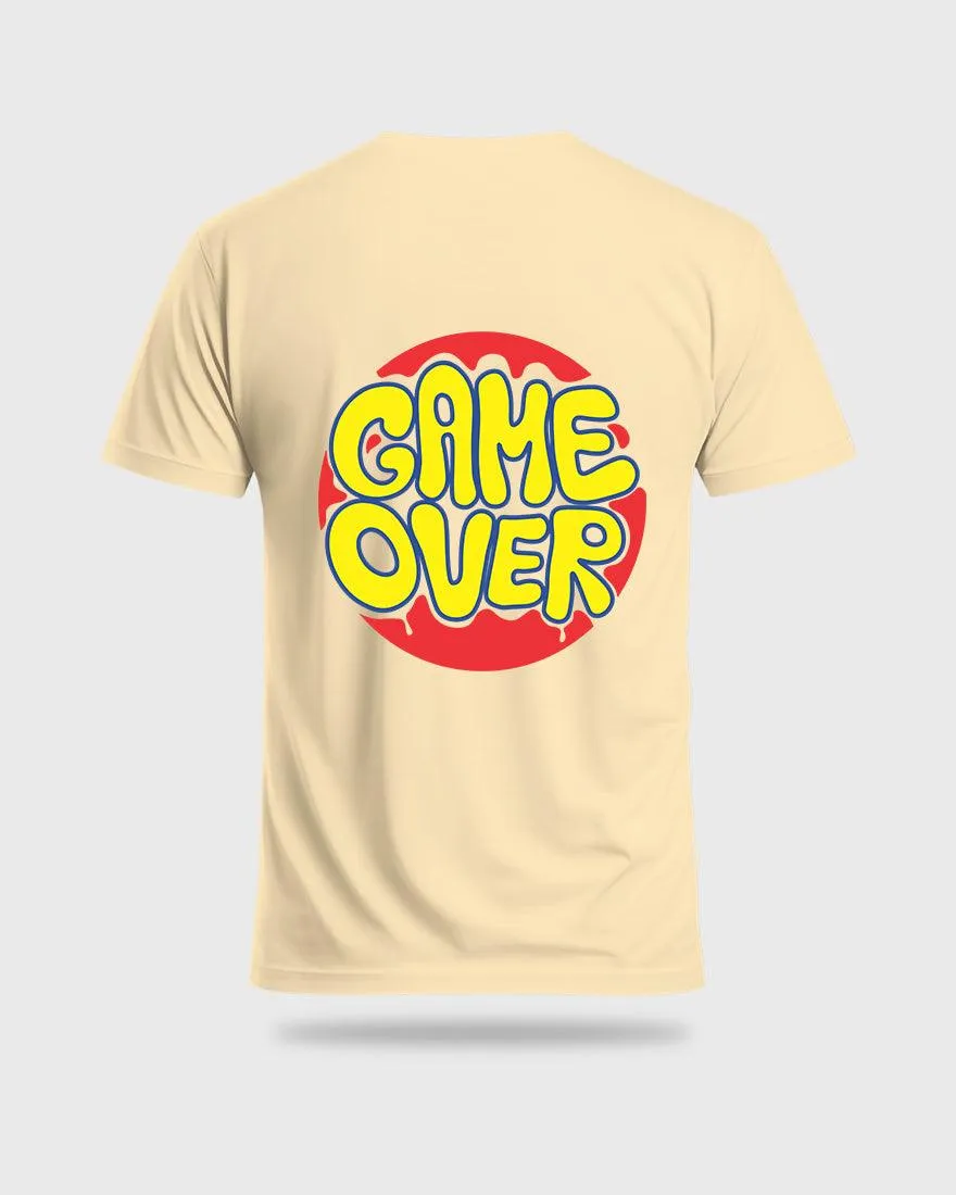 Mens Regular Tshirt Funky Game Over