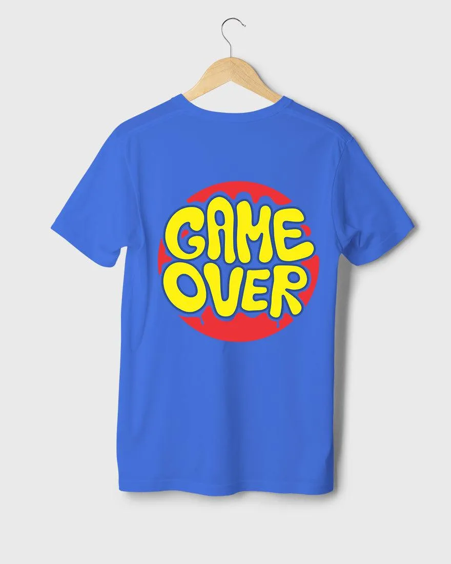 Mens Regular Tshirt Funky Game Over