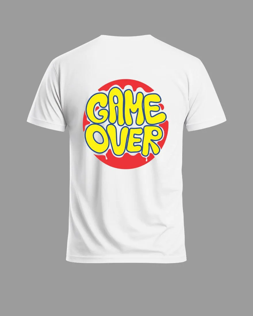 Mens Regular Tshirt Funky Game Over
