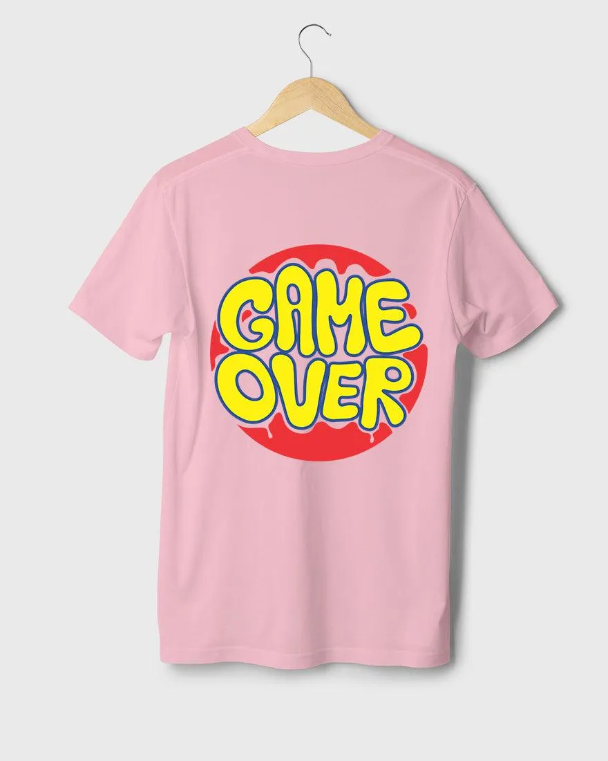 Mens Regular Tshirt Funky Game Over