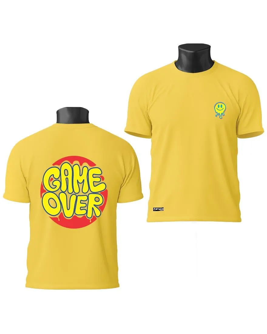 Mens Regular Tshirt Funky Game Over