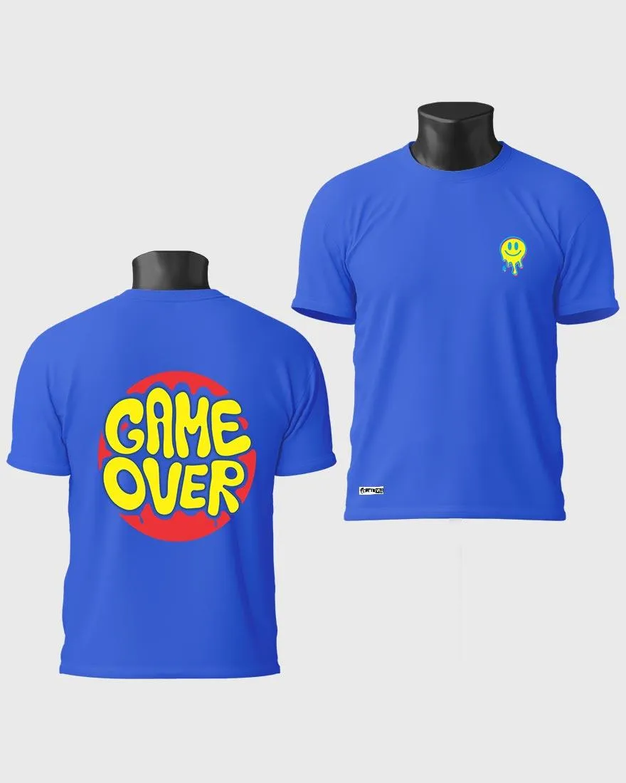 Mens Regular Tshirt Funky Game Over