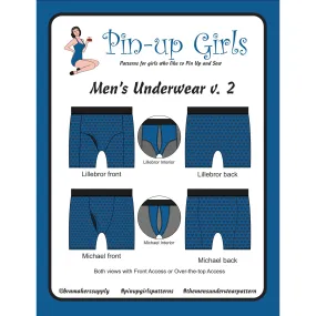 Mens Underwear Pattern, Underwear Pattern for Men, Bra-Makers Supply