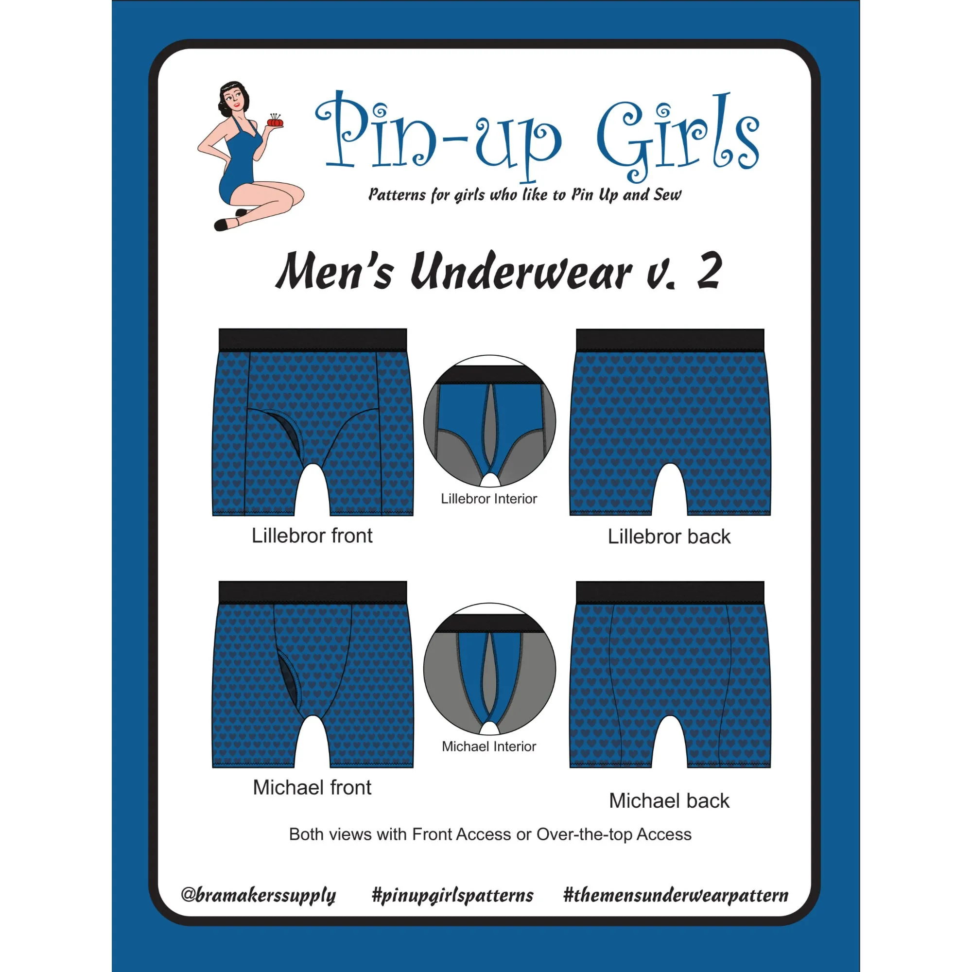 Mens Underwear Pattern, Underwear Pattern for Men, Bra-Makers Supply