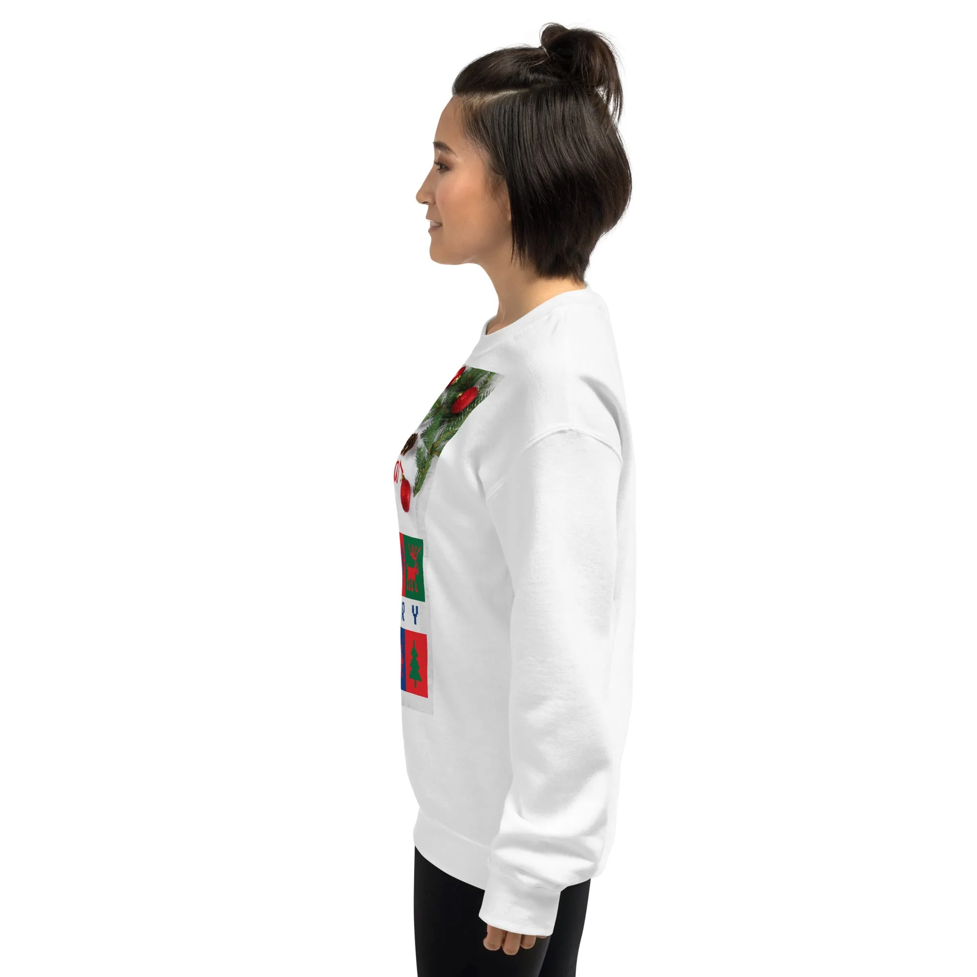 Merry Christmas Sweatshirt (Glamourange Christmas Sweatshirt Womens)