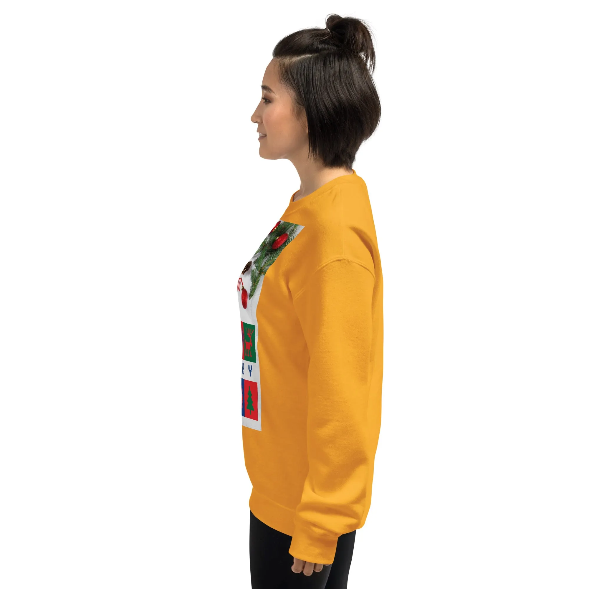 Merry Christmas Sweatshirt (Glamourange Christmas Sweatshirt Womens)