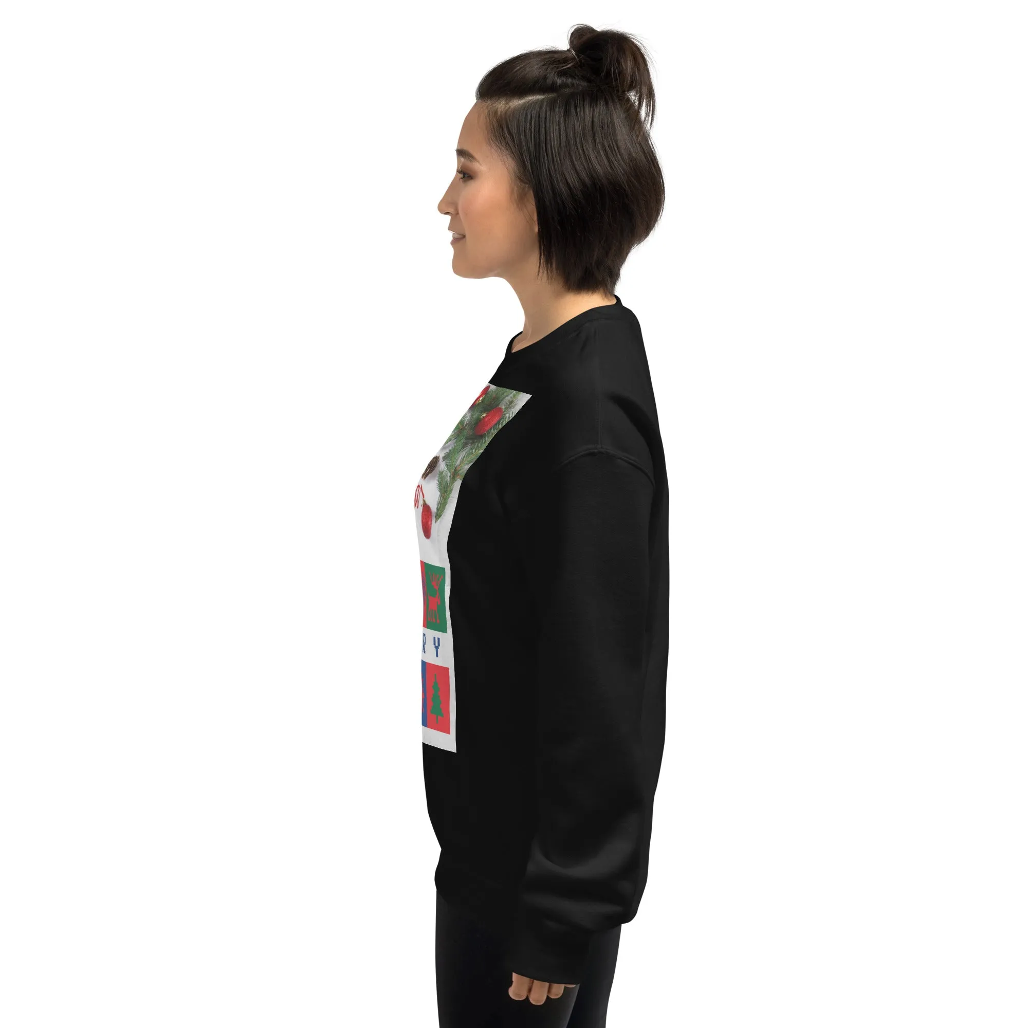 Merry Christmas Sweatshirt (Glamourange Christmas Sweatshirt Womens)