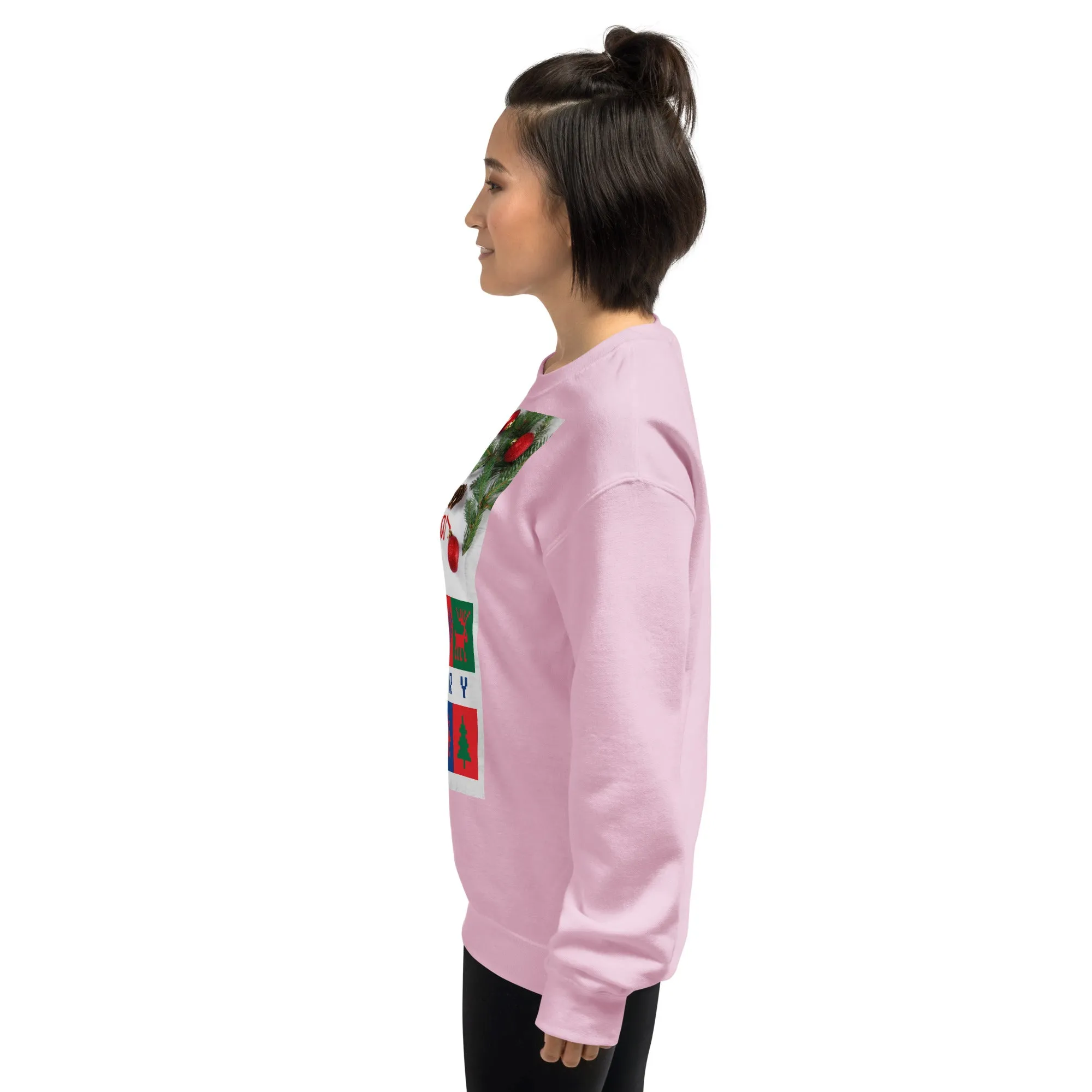 Merry Christmas Sweatshirt (Glamourange Christmas Sweatshirt Womens)