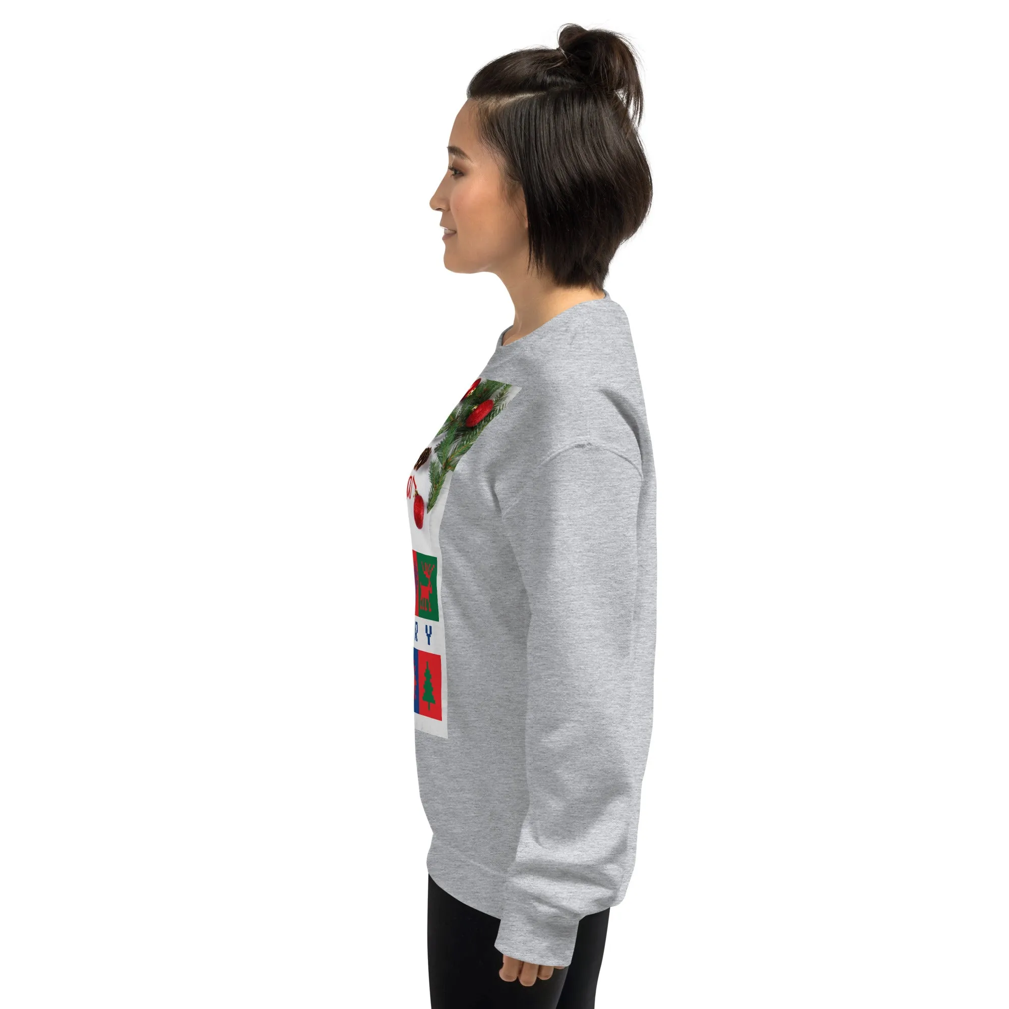 Merry Christmas Sweatshirt (Glamourange Christmas Sweatshirt Womens)