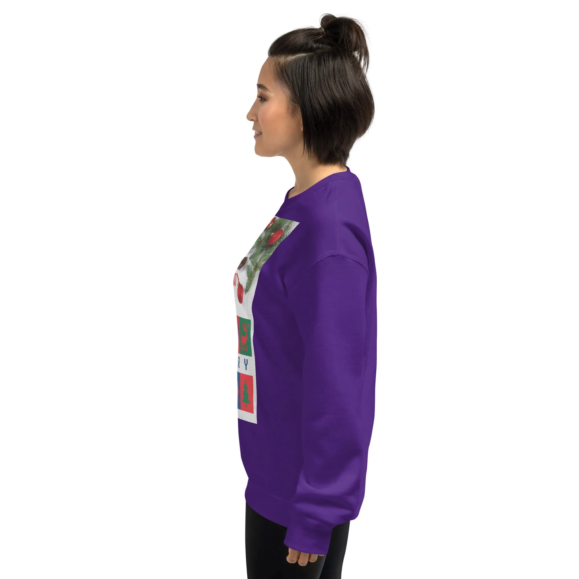 Merry Christmas Sweatshirt (Glamourange Christmas Sweatshirt Womens)