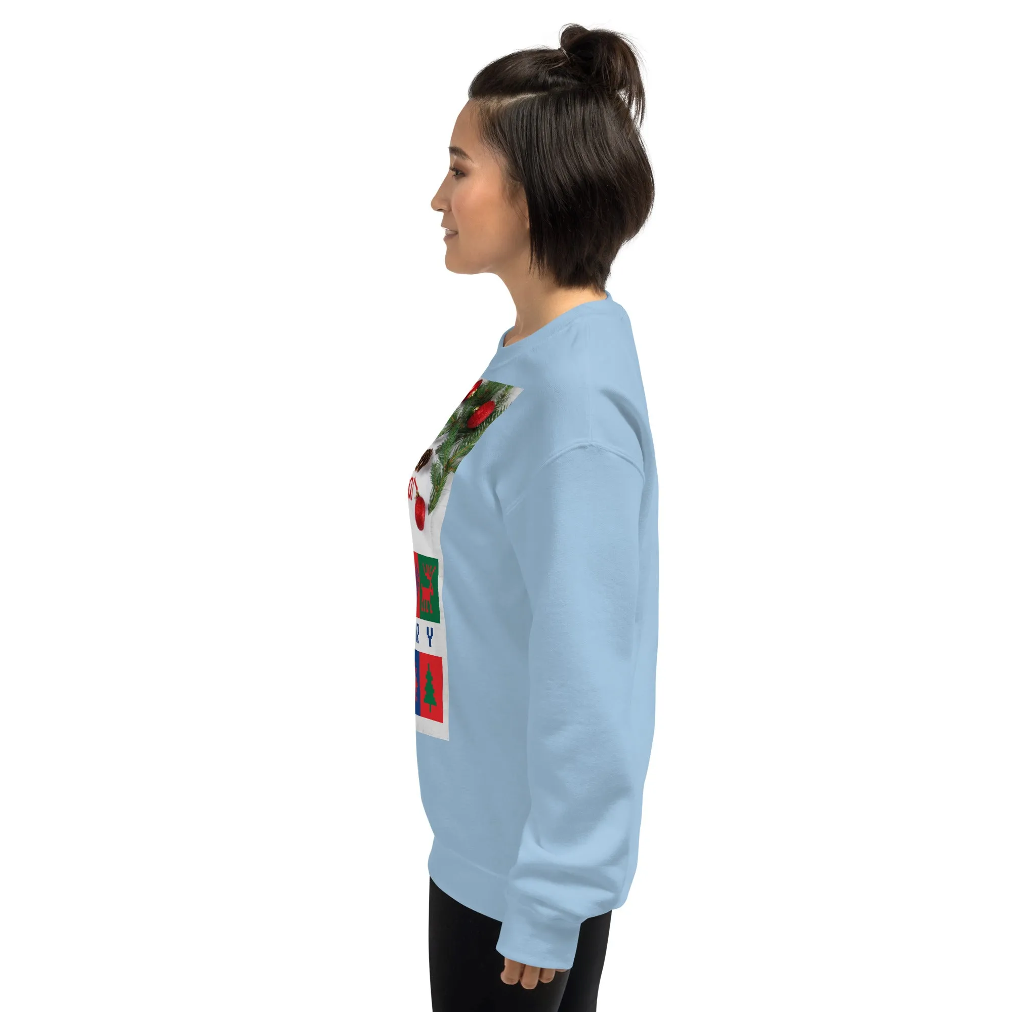Merry Christmas Sweatshirt (Glamourange Christmas Sweatshirt Womens)