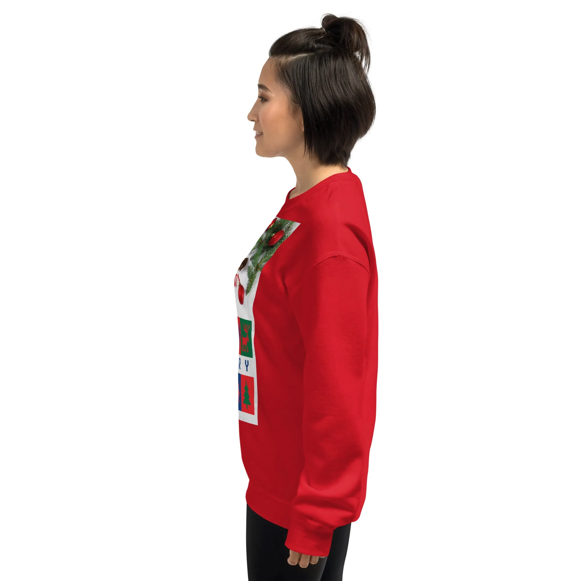 Merry Christmas Sweatshirt (Glamourange Christmas Sweatshirt Womens)