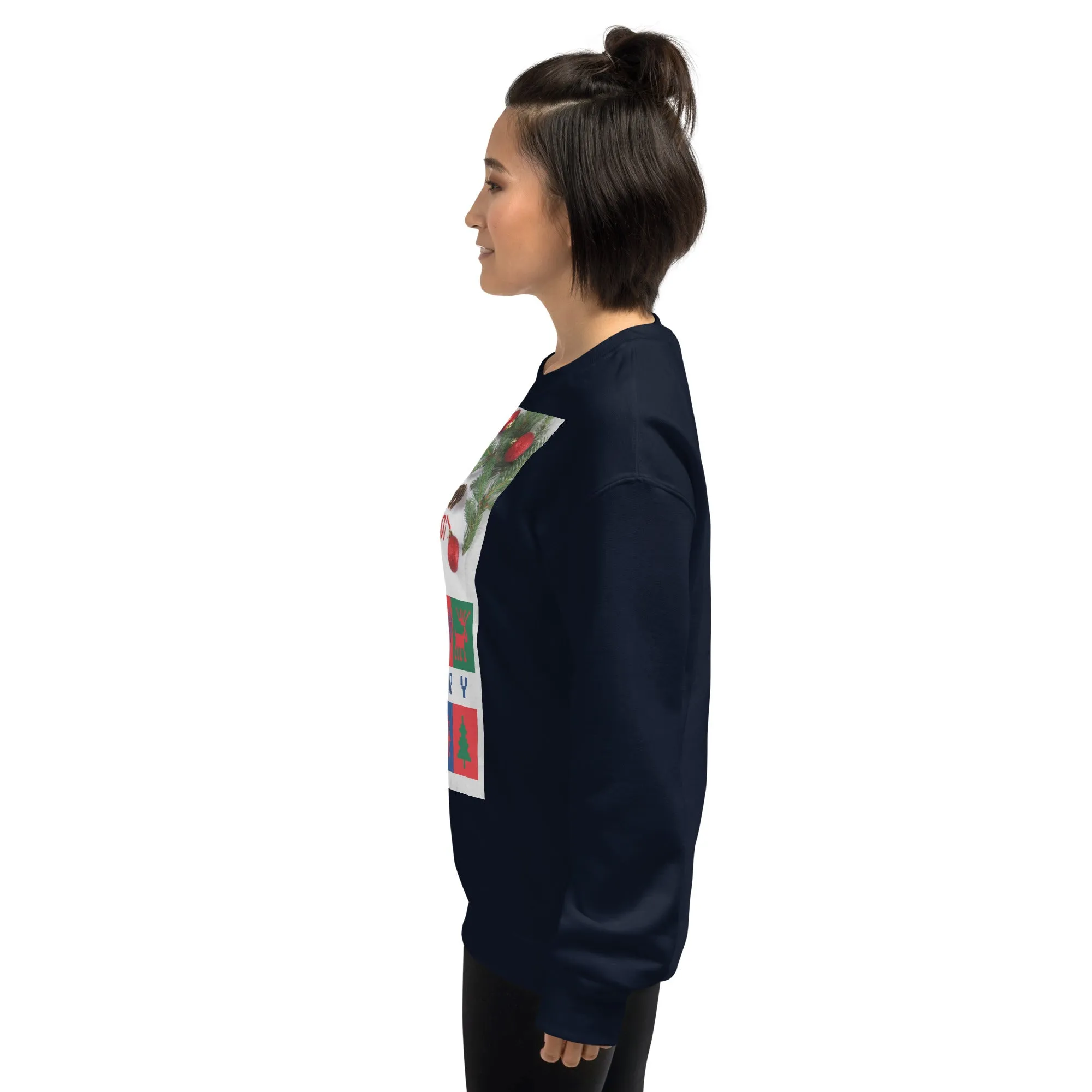 Merry Christmas Sweatshirt (Glamourange Christmas Sweatshirt Womens)