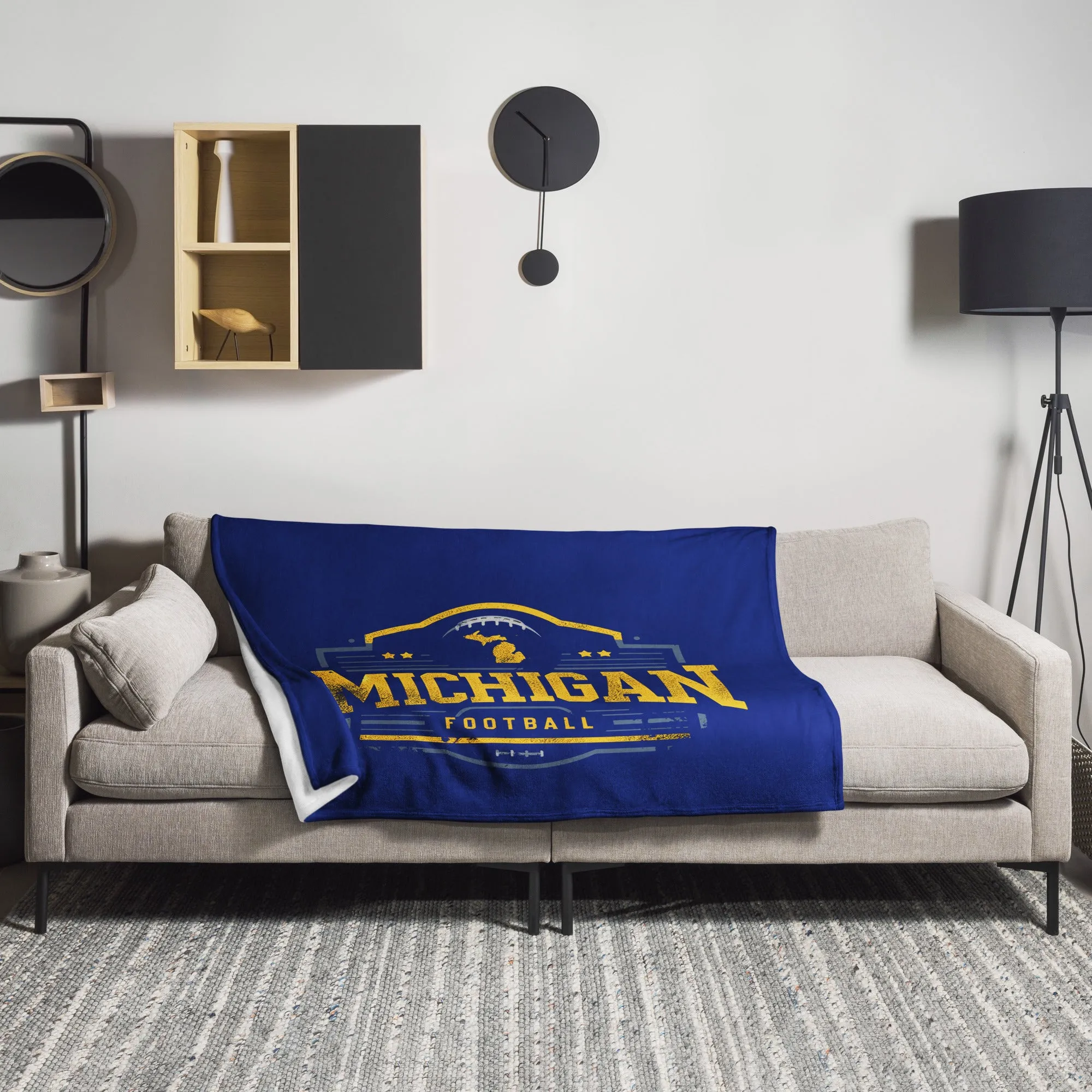 Michigan Football Throw Blanket