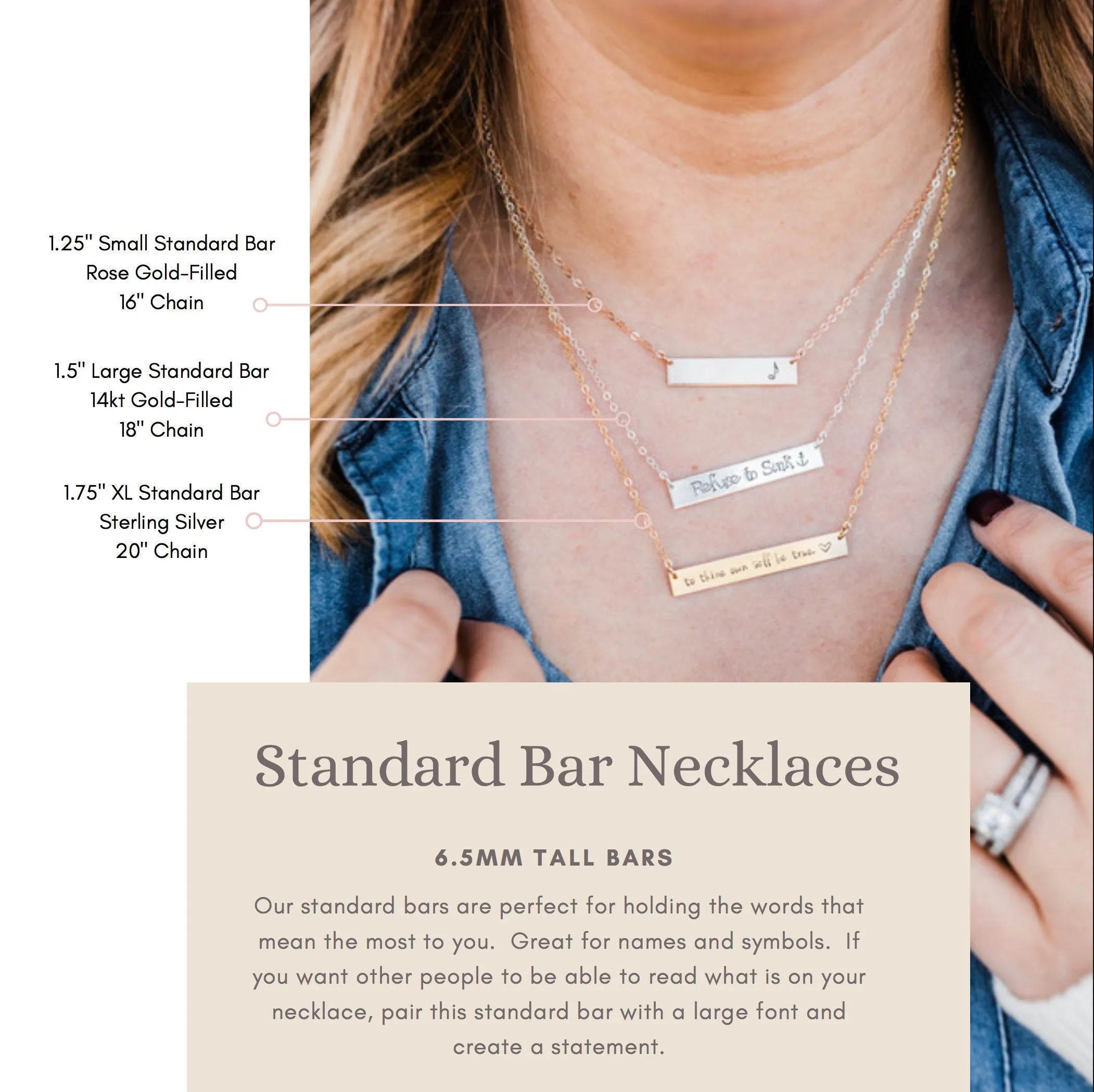 Minimalist Birth Flower Name Necklace