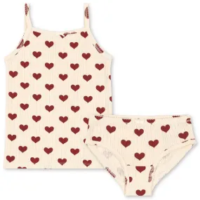 Minnie Underwear Set in Amour Rouge by Konges Sløjd