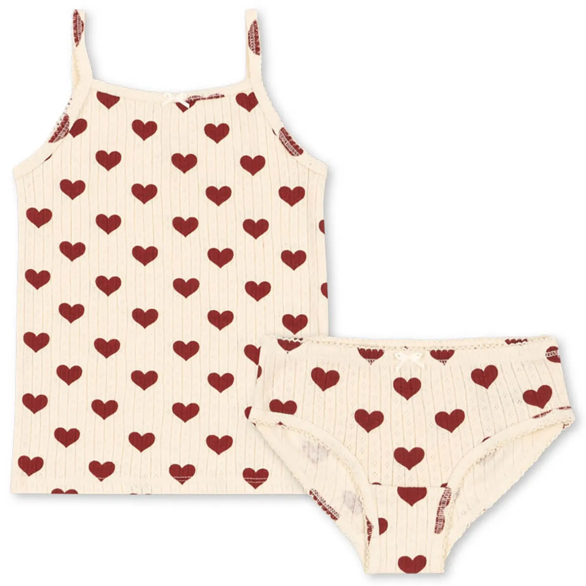 Minnie Underwear Set in Amour Rouge by Konges Sløjd