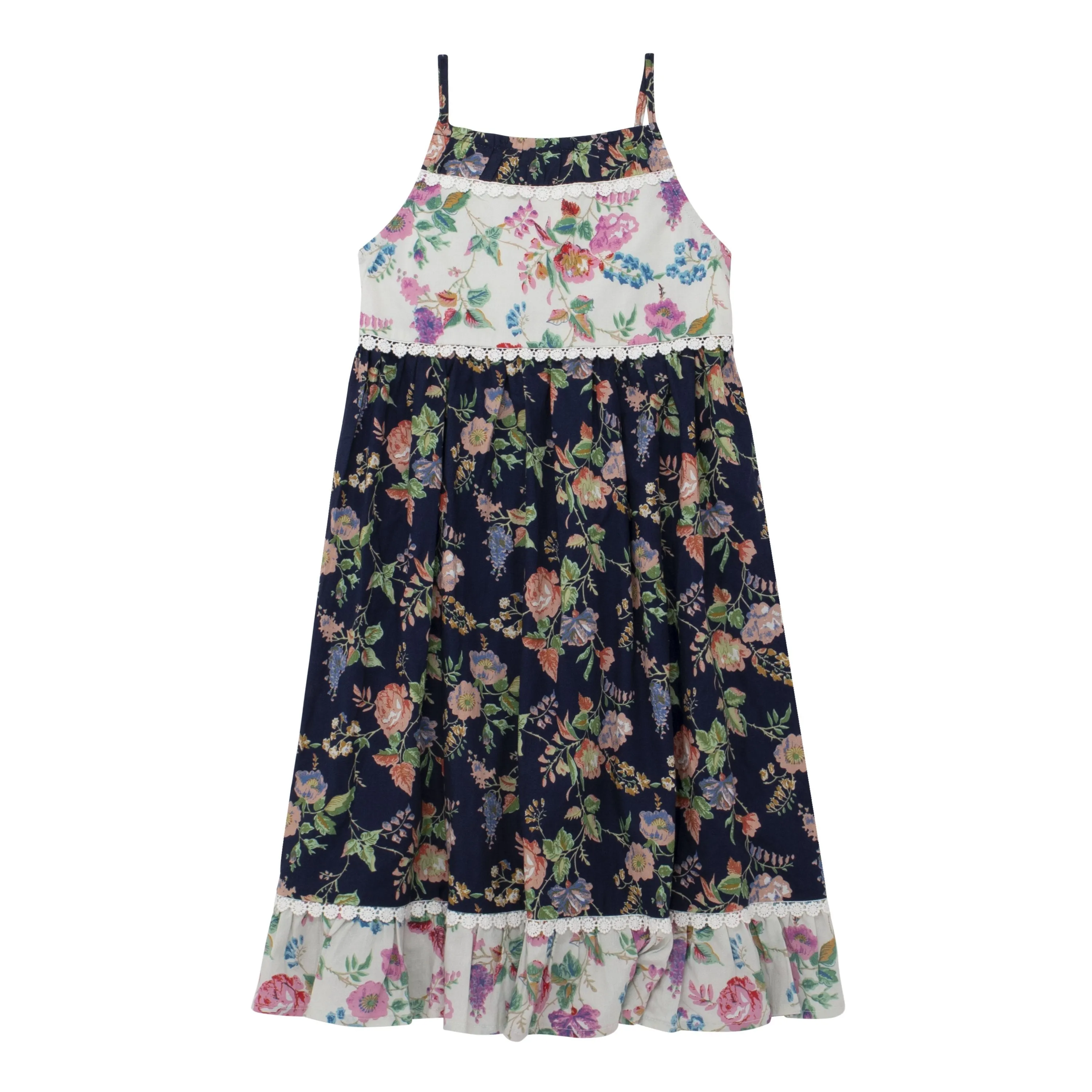 Mixed Floral Babydoll Dress