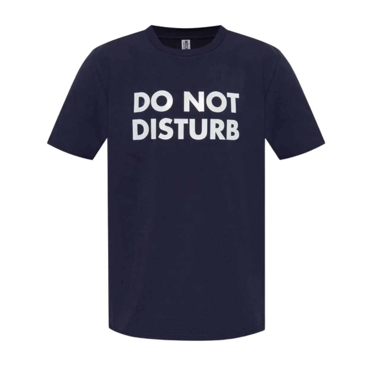 Moschino Underwear Printed Do Not Disturb Navy T-Shirt