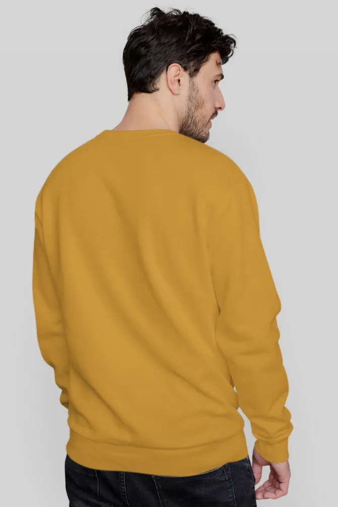 Mustard Yellow Sweatshirt for men