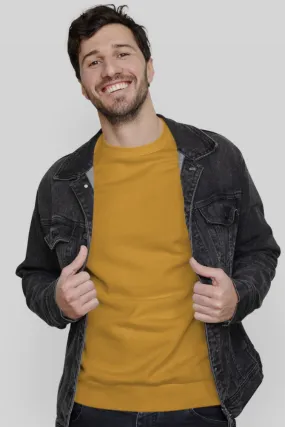 Mustard Yellow Sweatshirt for men