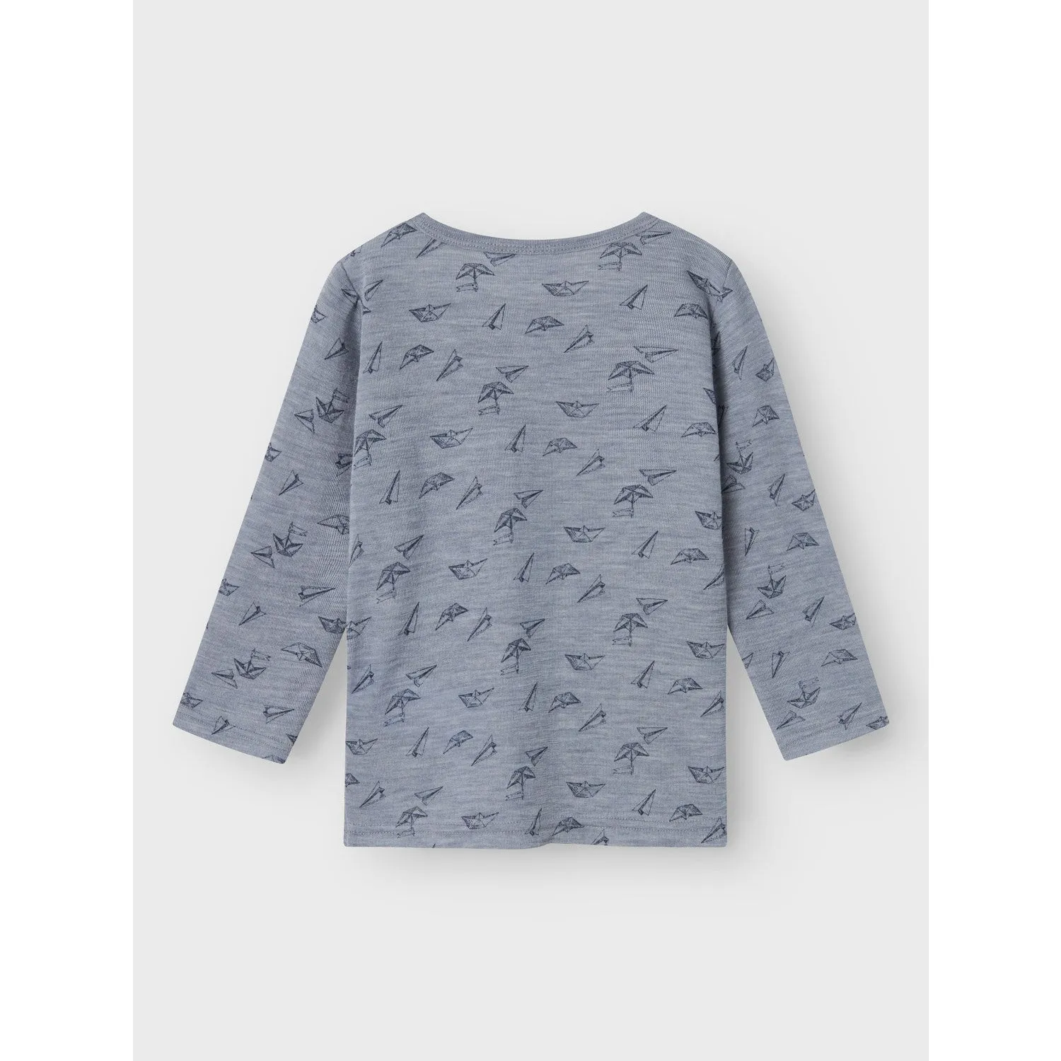 Name It Tradewinds Aop Wang Wool Rib Blouse Aop