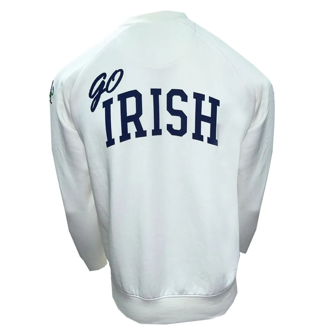 NOTRE DAME IRELAND CREAM/BLUE SWEATSHIRT