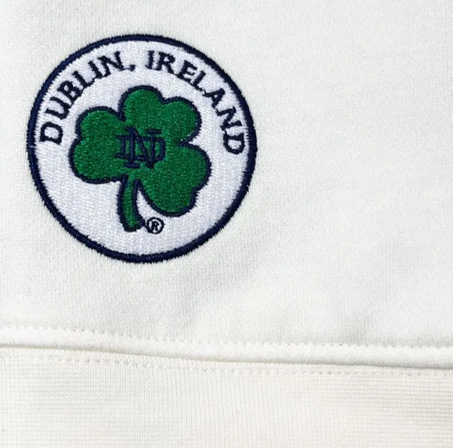 NOTRE DAME IRELAND CREAM/BLUE SWEATSHIRT
