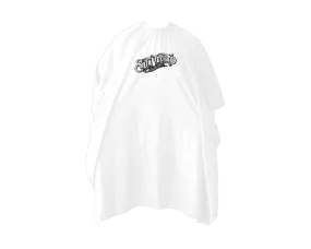 OG Script Barber Cape - White