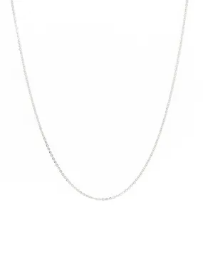 One Love Silver Chain Necklace