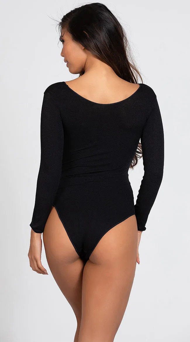 Opaque Long Sleeve Bodysuit