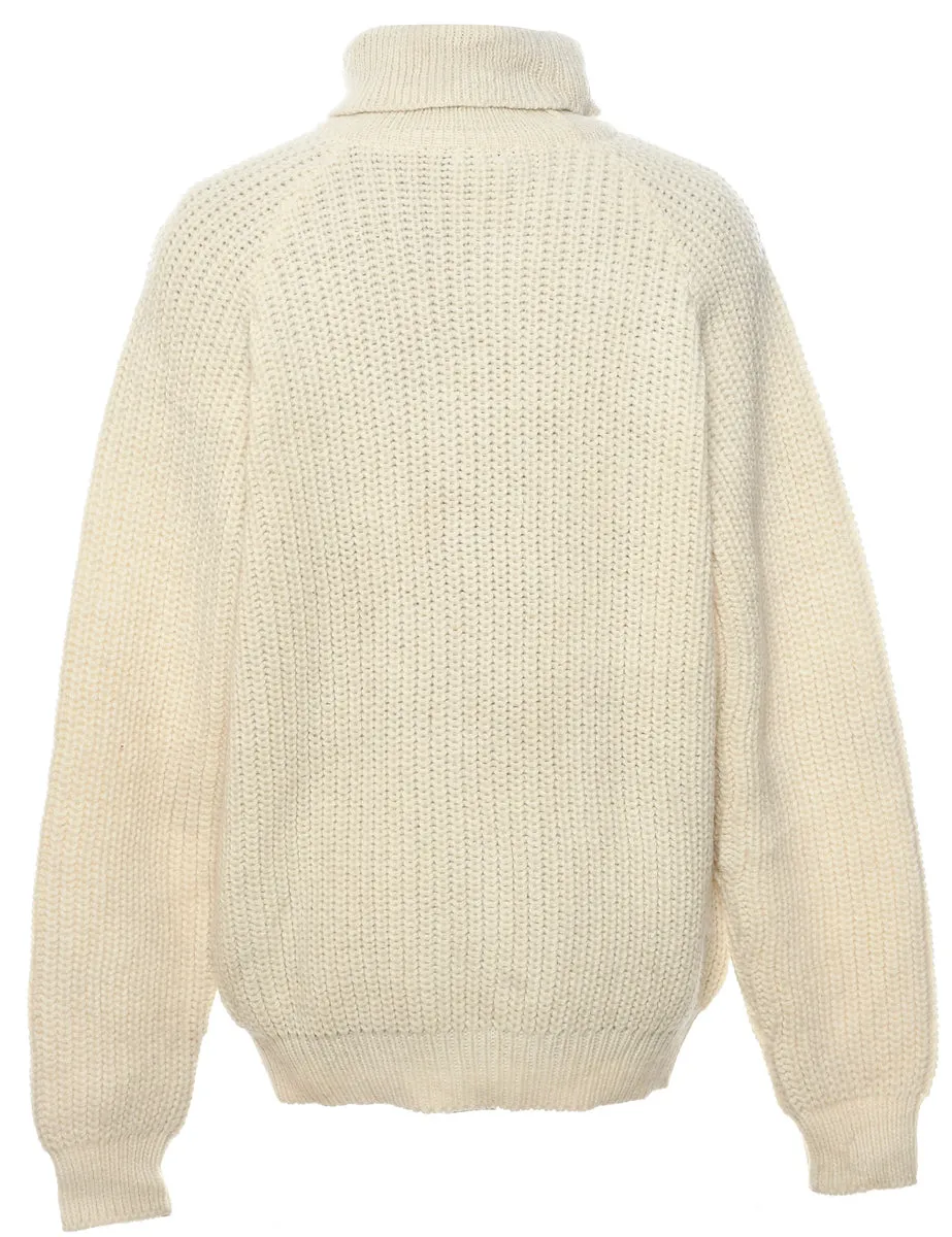 Pale Yellow Jumper - M