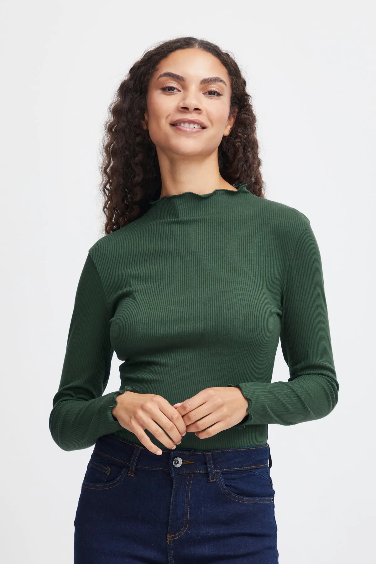 Papilone High Neck Long Sleeve