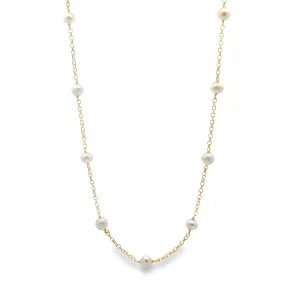 Pearl By the Yard Necklace